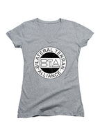 Gray Bilateral Terran Alliance Juniors V-Neck T-Shirt