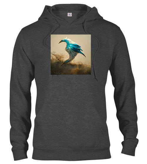 Charcoal Birds of Paradise Hoodie