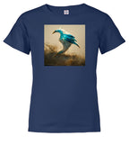 Navy Birds of Paradise Youth/Toddler T-Shirt