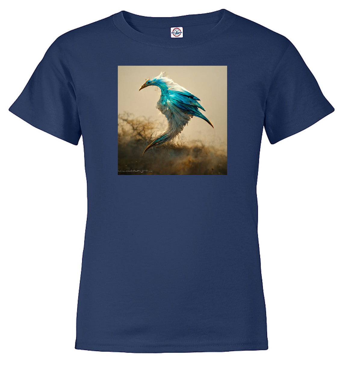 Navy Birds of Paradise Youth/Toddler T-Shirt