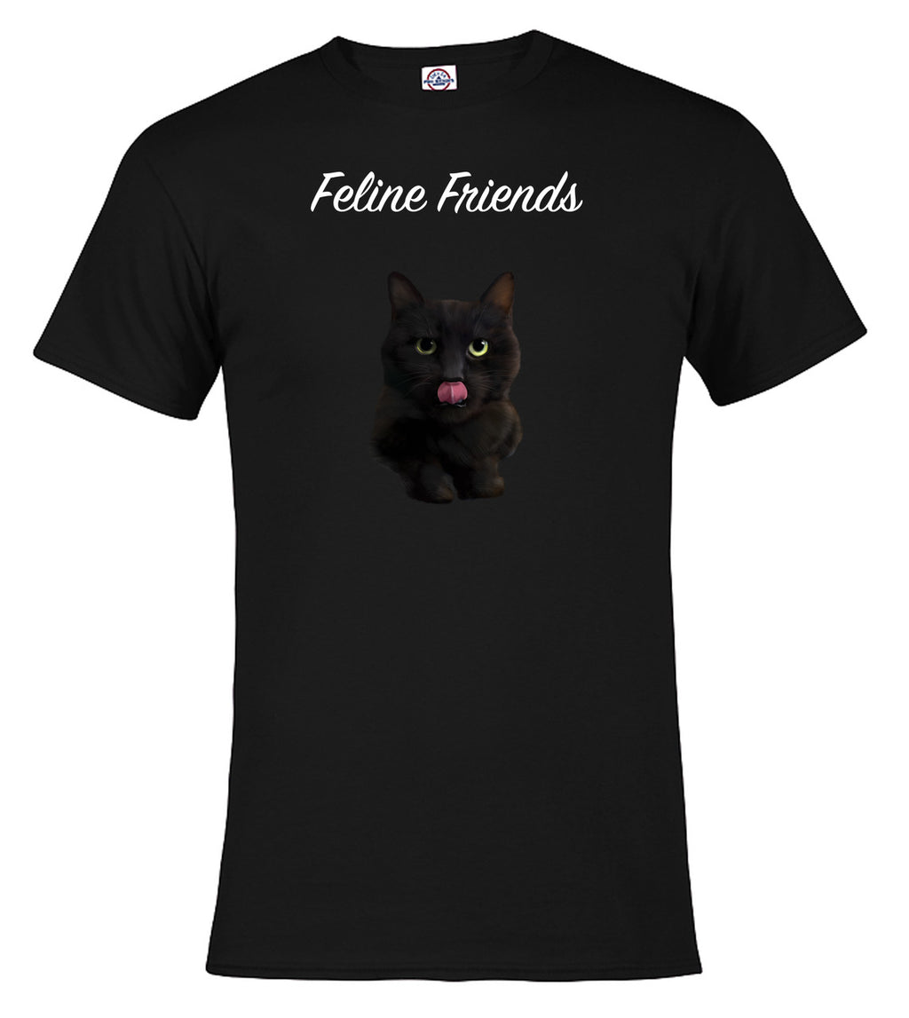 Black Black Cat T-Shirt