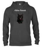 Charcoal Black Cat Hoodie