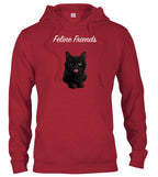 Red Black Cat Hoodie