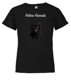 Black Black Cat Youth/Toddler T-Shirt