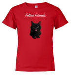 Red Black Cat Youth/Toddler T-Shirt