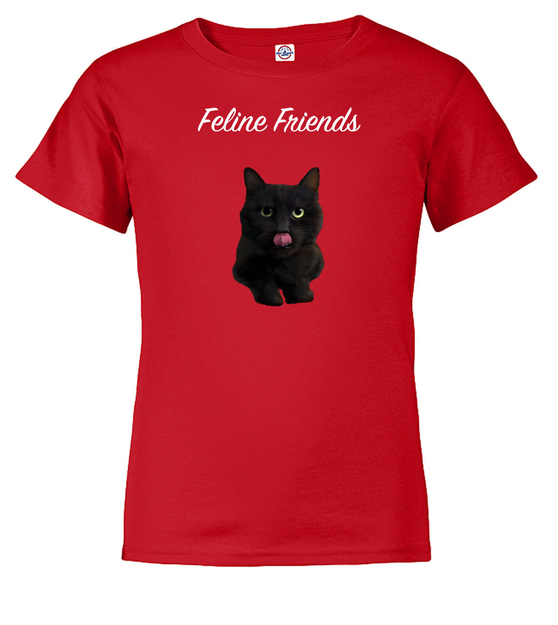 Red Black Cat Youth/Toddler T-Shirt
