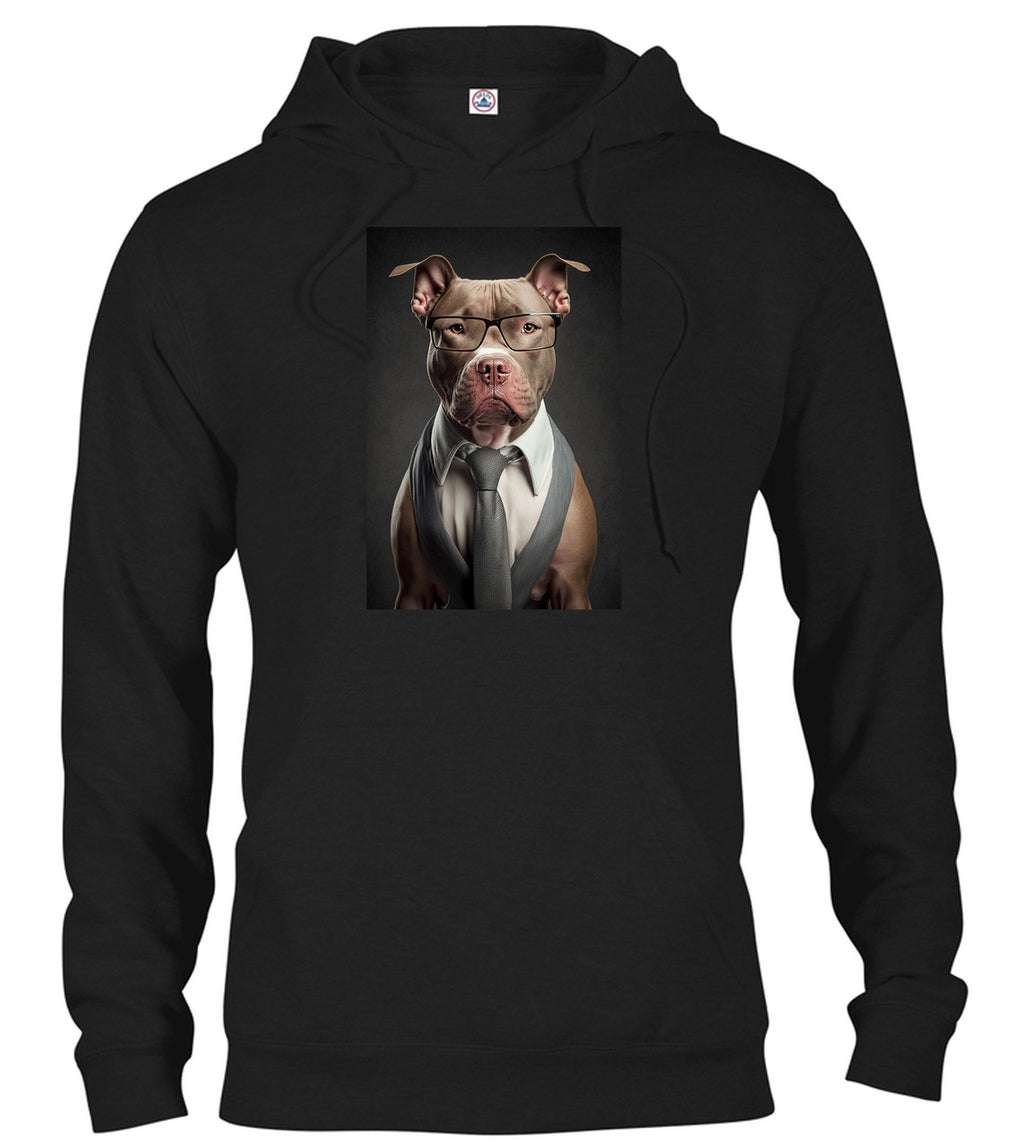 Black Boss Bulldog Hoodie