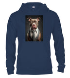 Navy Boss Bulldog Hoodie