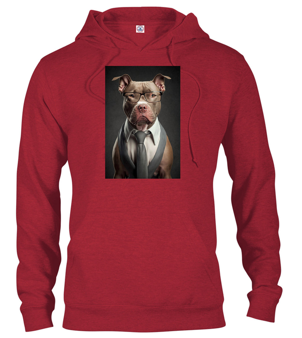 Red Boss Bulldog Hoodie