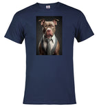 Navy Boss Bulldog T-Shirt