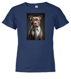 Navy Boss Bulldog Youth/Toddler T-Shirt