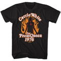 Black Carrie t-shirt featuring Carrie Prom Queen 1976 design