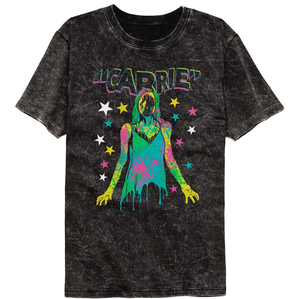Carrie Mineral Wash T-Shirt - Color and Splatter