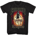 Black Carrie t-shirt featuring Carrie With Crown prom queen design