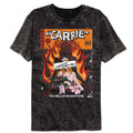 Carrie Mineral Wash T-Shirt - Flaming Cover