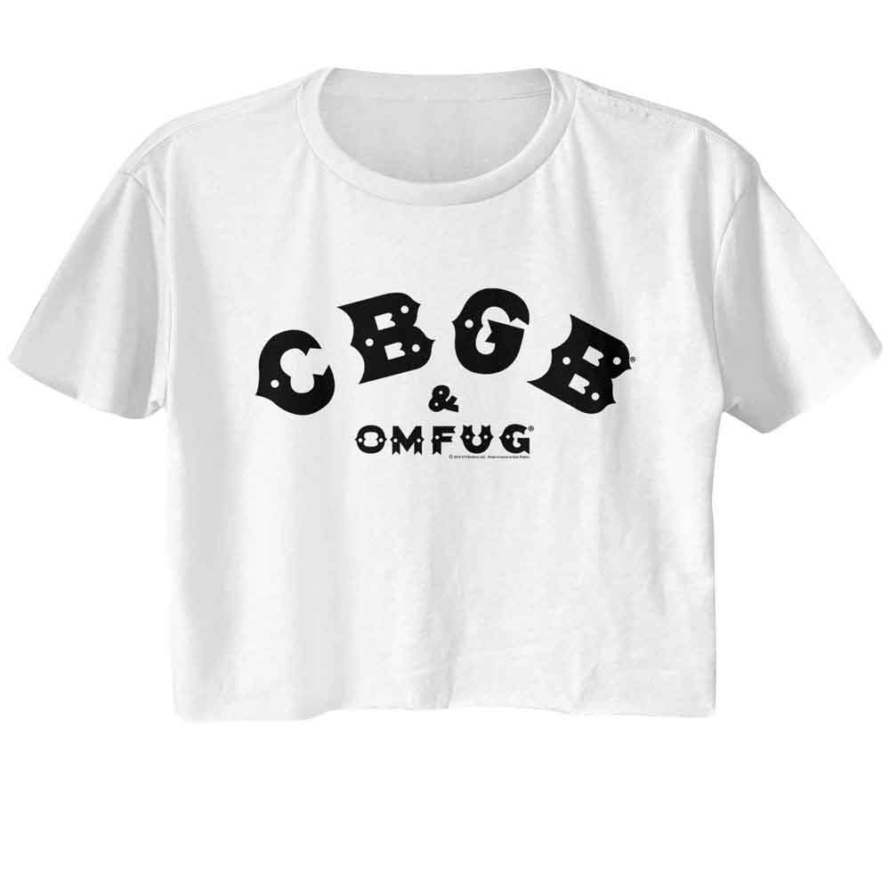 CBGB Ladies Crop Top - Blk