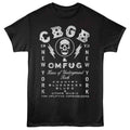 Black CBGB t-shirt featuring CBGB classic logo design