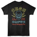 Black CBGB t-shirt featuring CBGB Neon Sign design