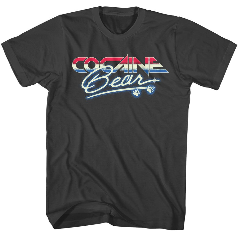 Smoke gray Cocaine Bear t-shirt featuring Cocaine Bear Born To Be Wild design