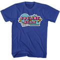 Royal blue Cocaine Bear t-shirt featuring Cocaine Bear Saved By The Bear design