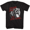 Black Cocaine Bear t-shirt featuring Cocaine Bear Spirit Animal design