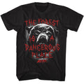 Black Cocaine Bear t-shirt featuring Cocaine Bear Dangerous Place design