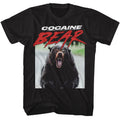 Black Cocaine Bear t-shirt featuring Cocaine Bear Photo design