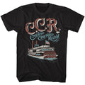 Black Creedence Clearwater Revival t-shirt featuring Creedence Clearwater Revival Riverboat design
