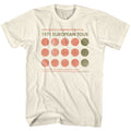 Natural Creedence Clearwater Revival t-shirt featuring Creedence Clearwater Revival European Tour design