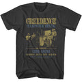 Smoke gray Creedence Clearwater Revival t-shirt featuring Creedence Clearwater Revival Cobo Arena Detroit design