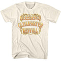 Natural Creedence Clearwater Revival t-shirt featuring Creedence Clearwater Revival Copper Logo design