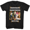Black Creedence Clearwater Revival t-shirt featuring Creedence Clearwater Revival Band And Fancy Box design