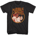 Black Charlie Daniels Band t-shirt featuring Charlie Daniels Band Circle logo design