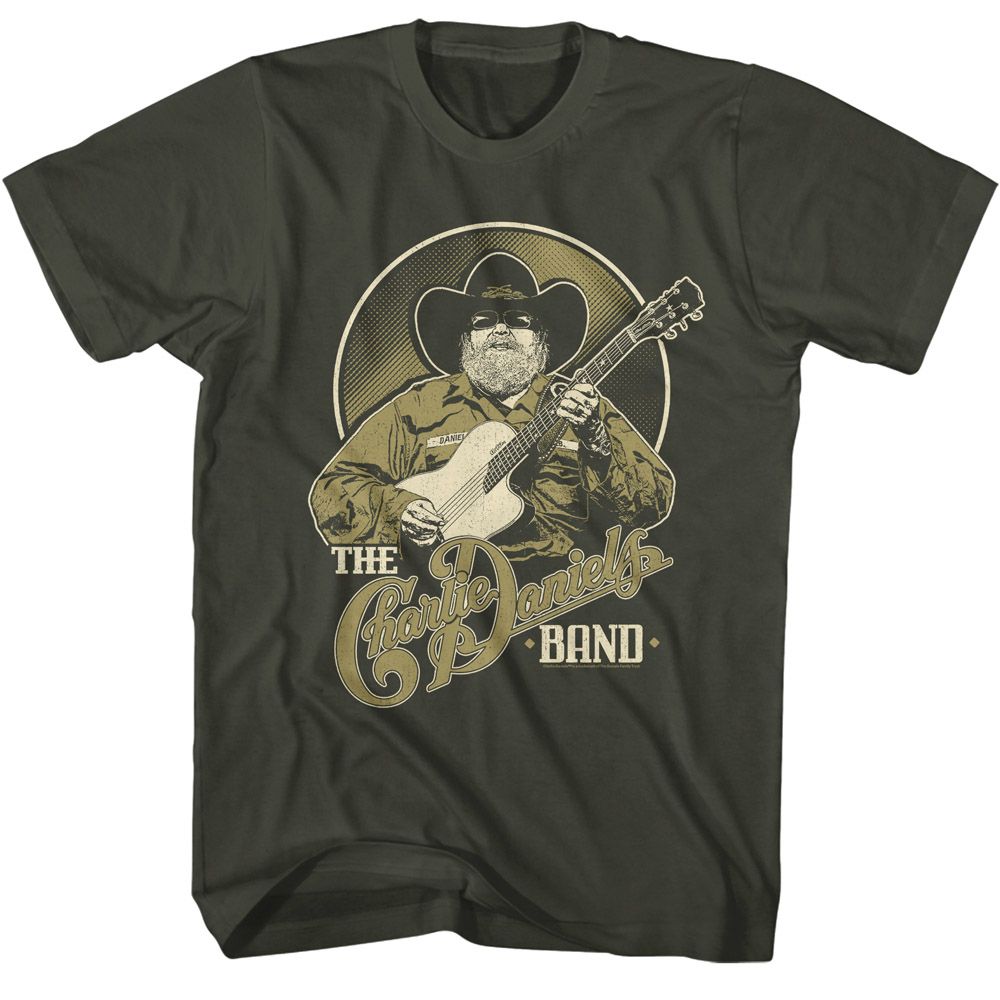 Smoke gray Charlie Daniels Band t-shirt featuring Charlie Daniels Band Charlie D design