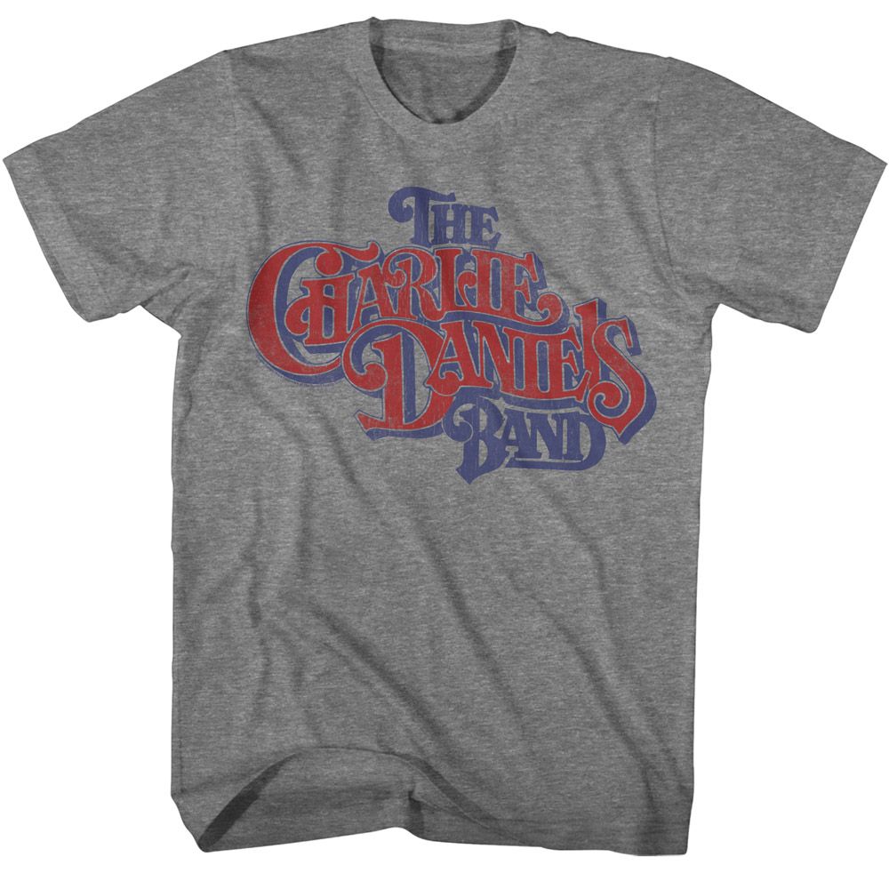 Graphite heather Charlie Daniels Band t-shirt featuring Charlie Daniels Band logo design