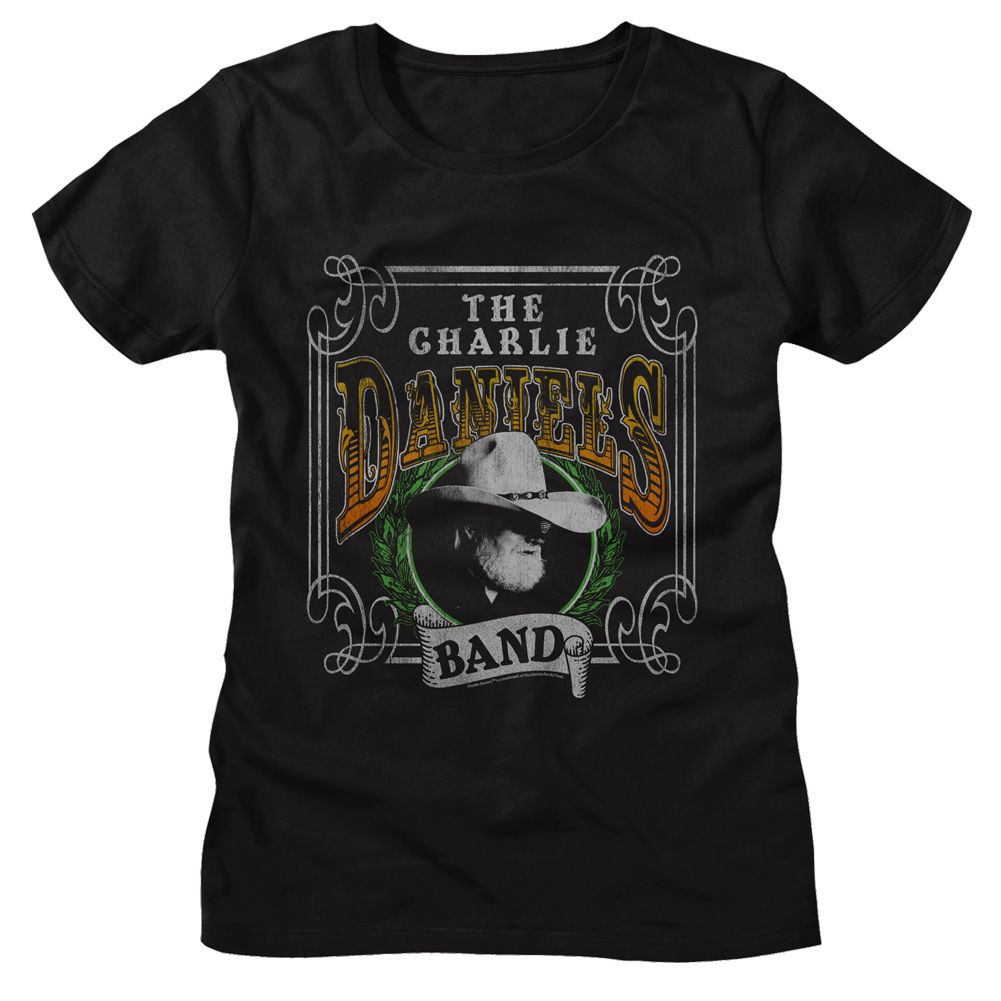 Charlie Daniels Band Ladies T-Shirt - Yucca Leaves