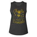 Charlie Daniels Band Ladies Muscle Tank - Charlie and Stars