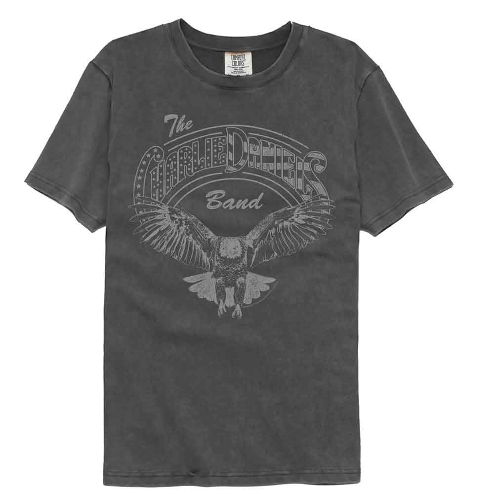Charlie Daniels Band Comfort Colors T-Shirt - Stars Stripes and Eagle