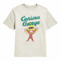 Natural Curious George t-shirt featuring a Big Hat design