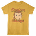 Ginger orange Curious George t-shirt featuring a Face and Logo design