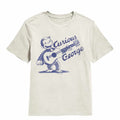 Natural Curious George t-shirt featuring a With Guitar design