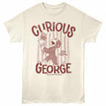 Natural Curious George t-shirt featuring a Ice Cream design