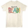 Natural Curious George t-shirt featuring a Reads design