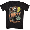 Black Chucky t-shirt featuring Chucky Full Moon design
