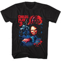 Black Chucky t-shirt featuring Chucky Child's Play 3 1991 design