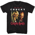 Black Chucky t-shirt featuring Chucky Couple Goals design