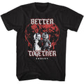 Black Chucky t-shirt featuring Chucky Better Together design