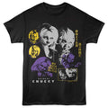 Black Chucky t-shirt featuring Chucky Bride Of Japanese design