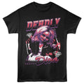 Black Chucky t-shirt featuring Chucky Deadly DNA design