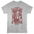 Gray heather Cheers t-shirt featuring Cheers Pour Me A Beer design